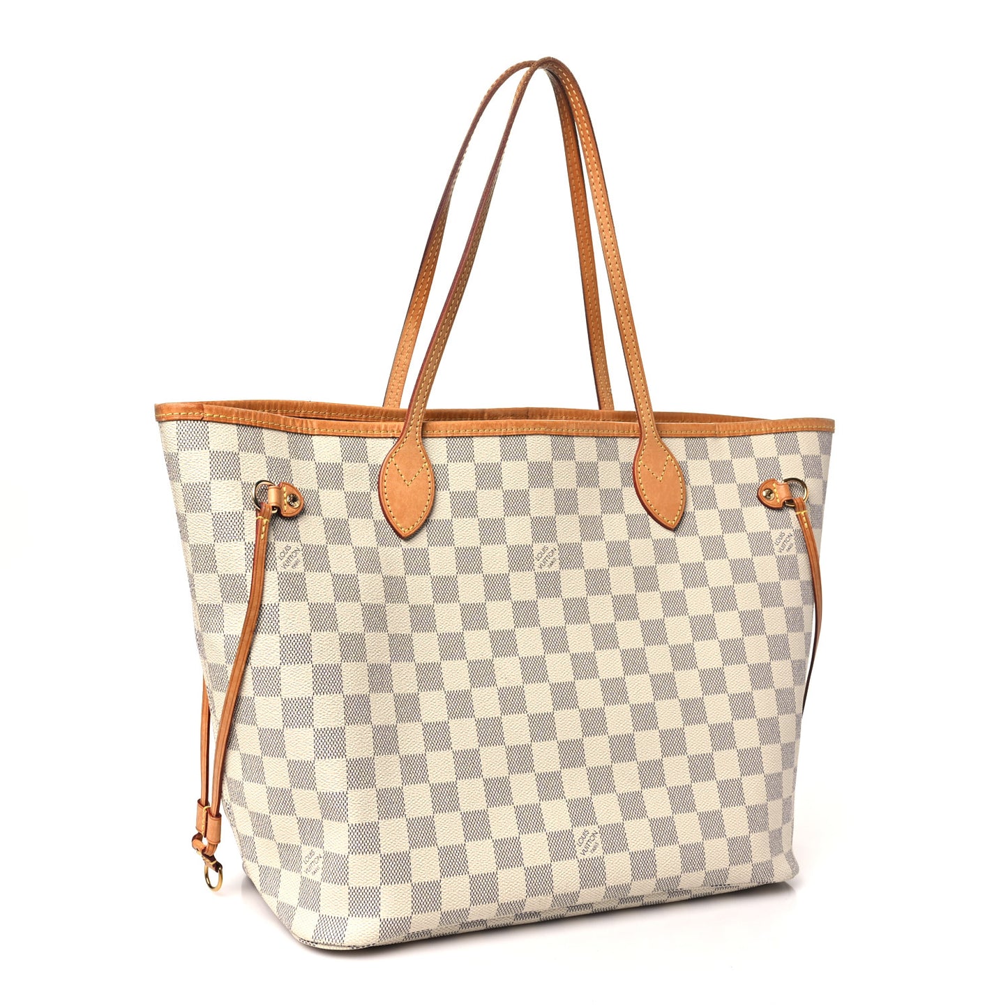Damier Azur Neo Neverfull MM Rose Ballerine
