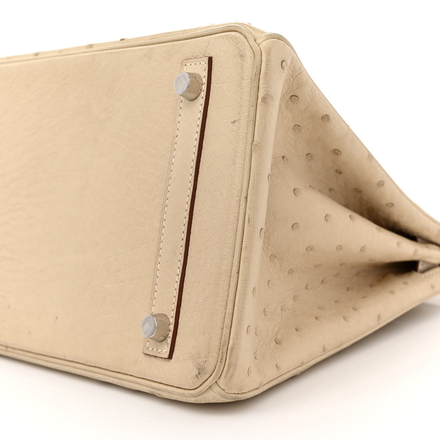 Ostrich Birkin 30 Parchemin