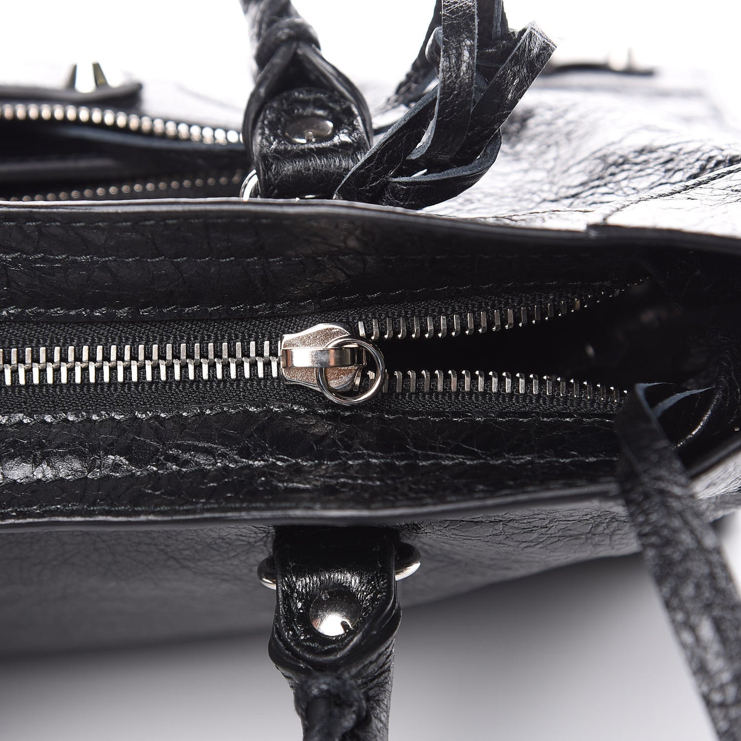 Agneau Classic Silver Hardware S City Black