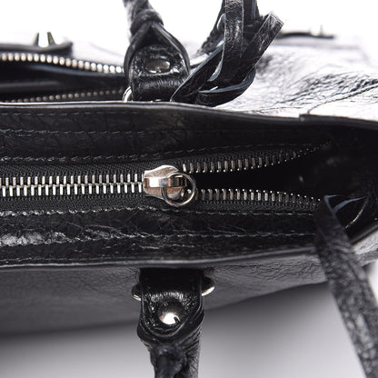 Balenciaga Agneau Classic Silver Hardware S City Black 8 of 10