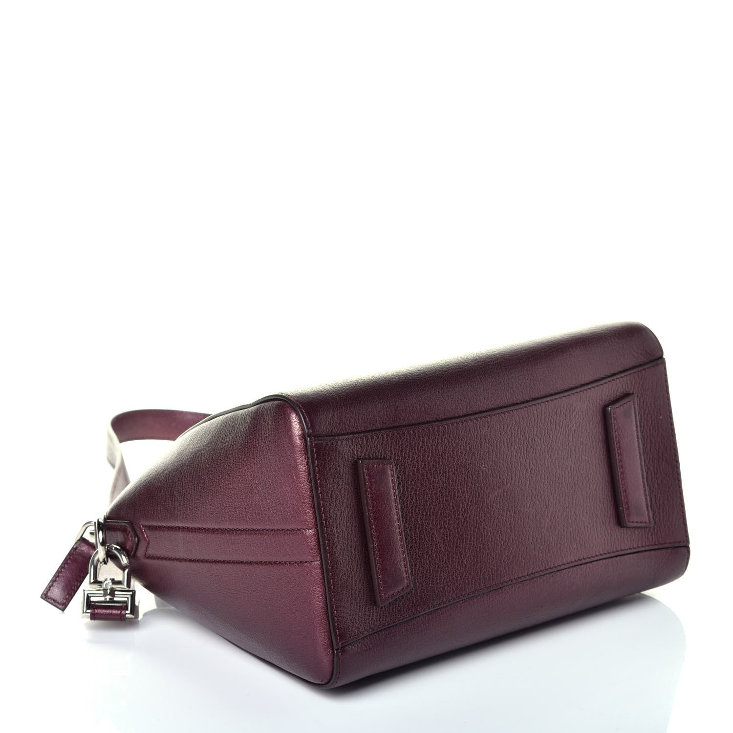 Givenchy Metallic Sugar Goatskin Small Antigona Oxblood 5 of 9