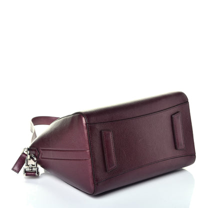 Givenchy Metallic Sugar Goatskin Small Antigona Oxblood 5 of 9