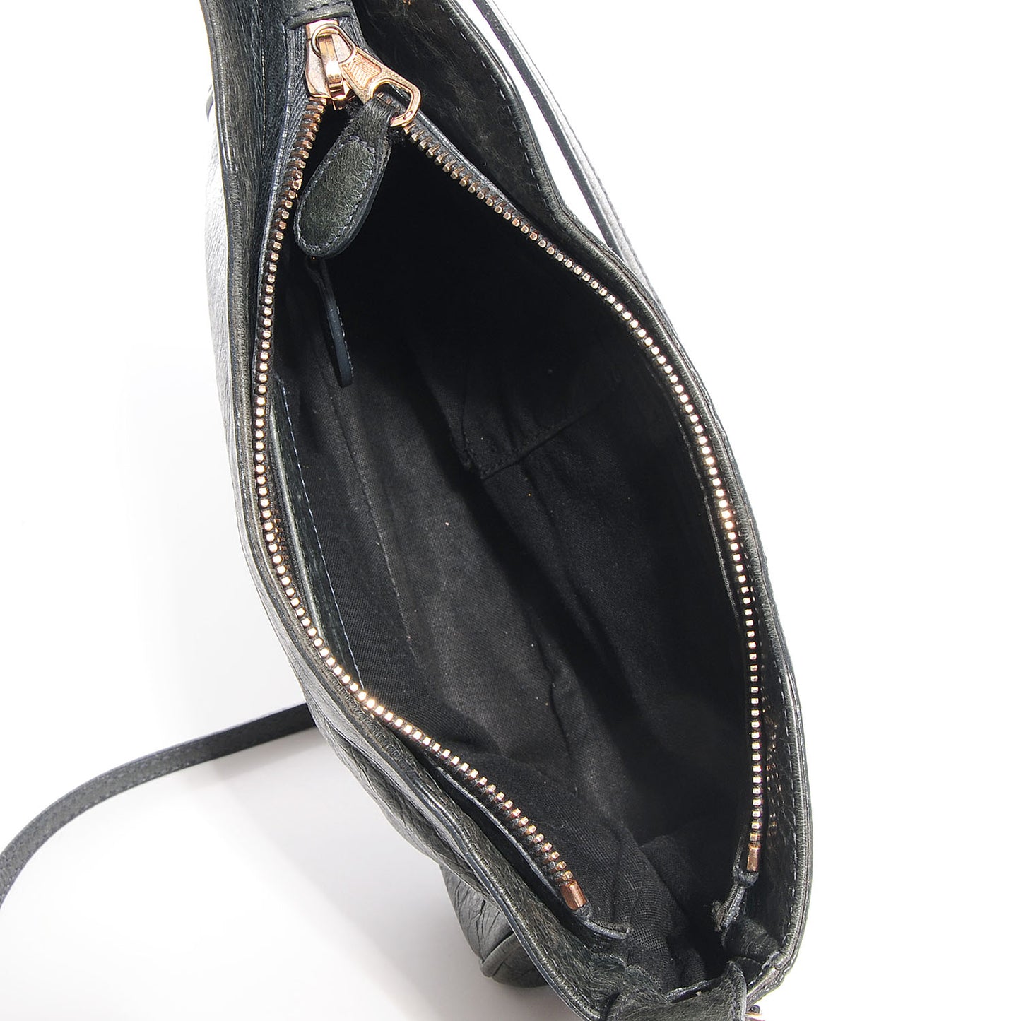 Agneau Giant 12 Rose Gold Hardware Hip Anthracite