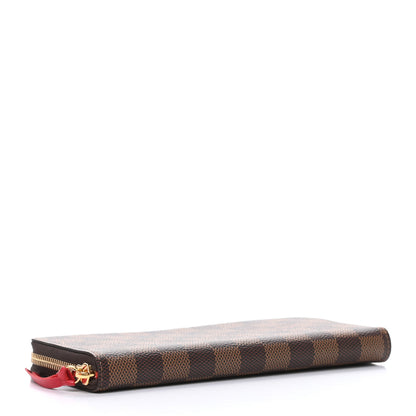 Louis Vuitton Damier Ebene Clemence Wallet Cherry 4 of 7