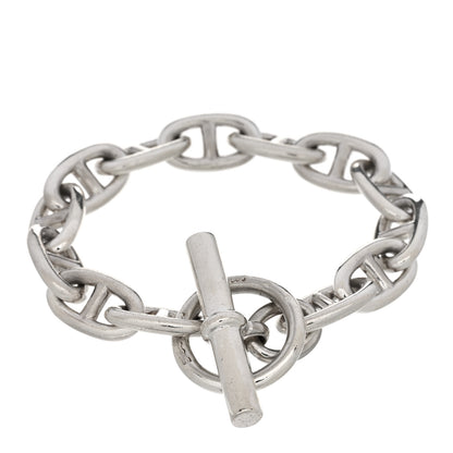 Hermes Sterling Silver GM Chaine d'Ancre Bracelet 2 of 3