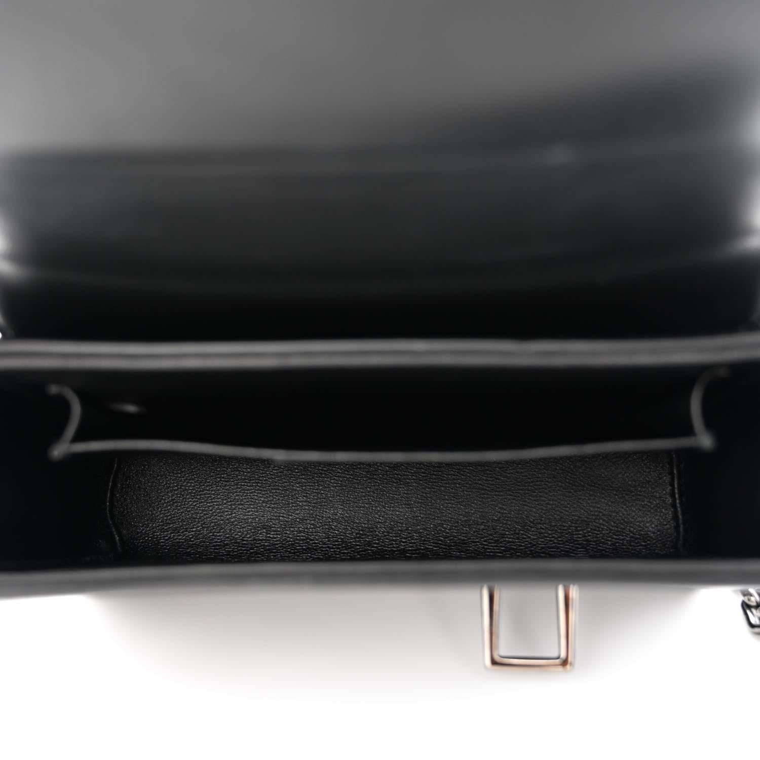 Christian Dior Lambskin Maxi Cannage Small 30 Montaigne Chain Top Handle Bag Black 5 of 11