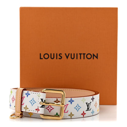 Louis Vuitton LV X TM Monogram Multicolor D Ring 80 32 Belt 6 of 6