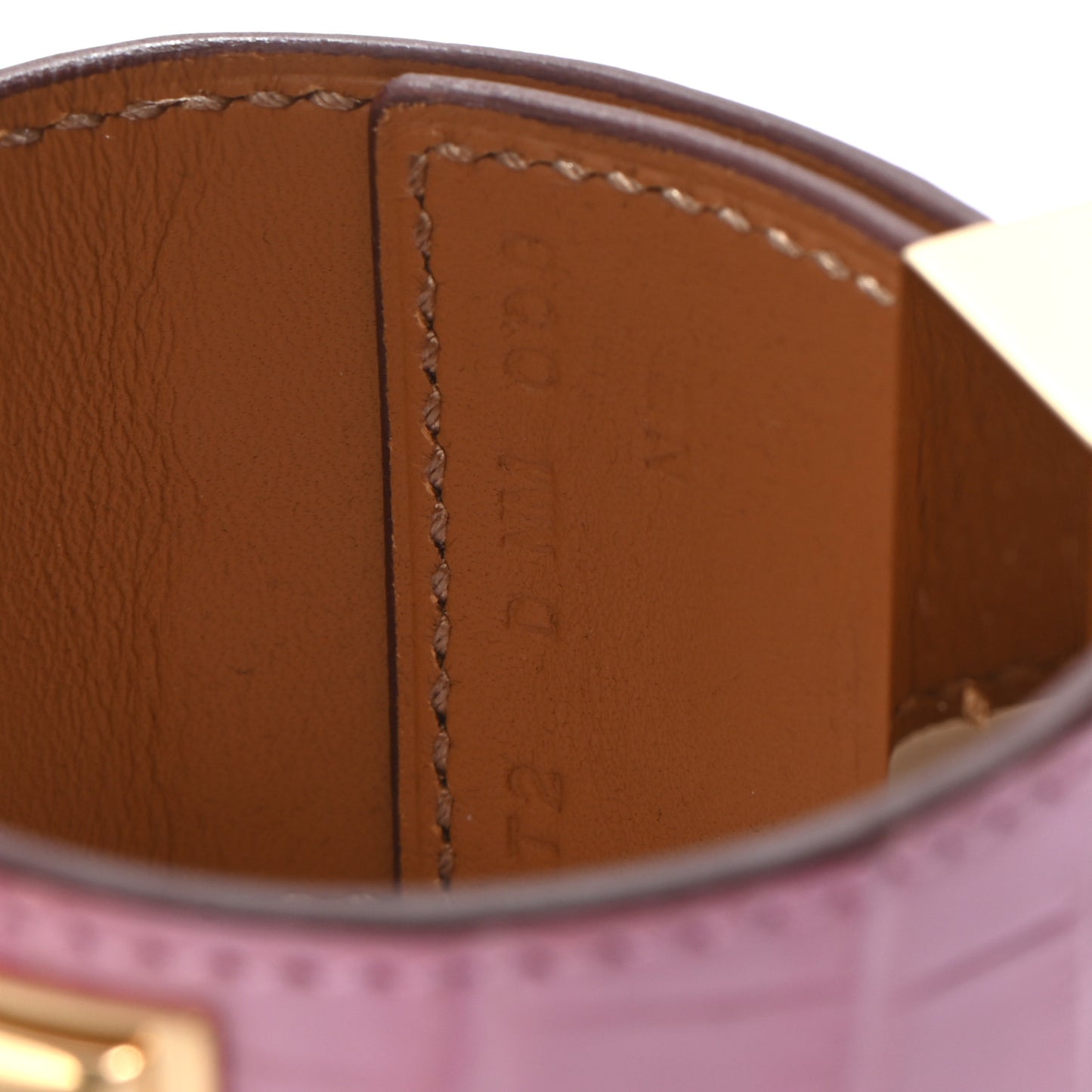 Matte Alligator Collier De Chien CDC Bracelet T2 5P Pink