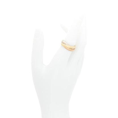 Cartier 18K Pink Yellow White Gold Classic Trinity Ring 55 7.25 4 of 10