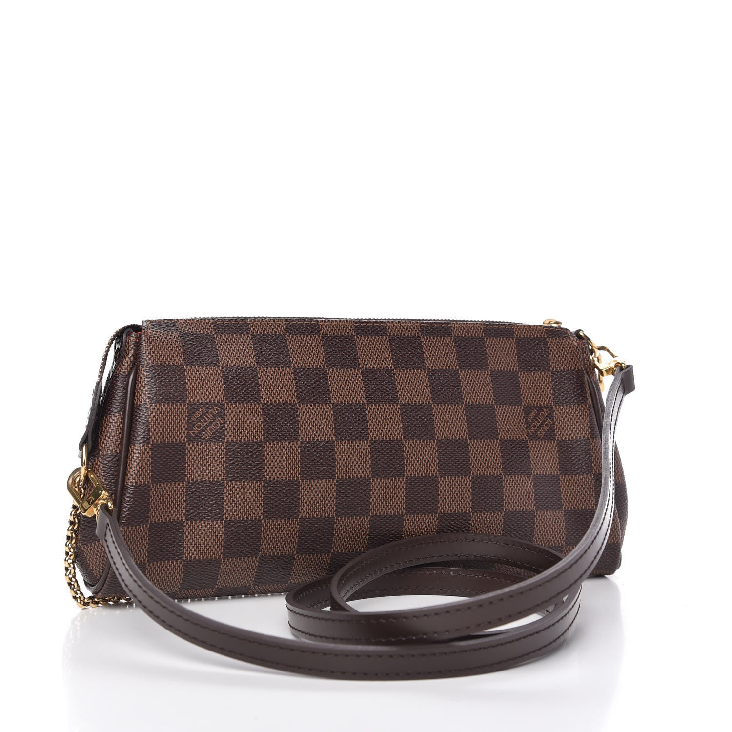 Louis Vuitton Damier Ebene Eva Clutch 3 of 10