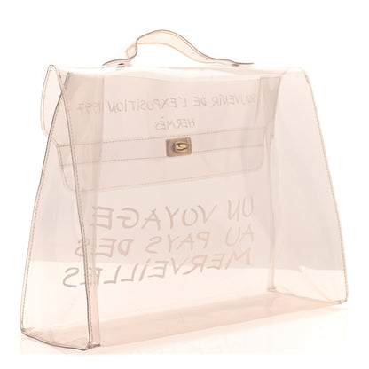 Hermes Vinyl Souvenir De L'Exposition Kelly Transparent 8 of 22