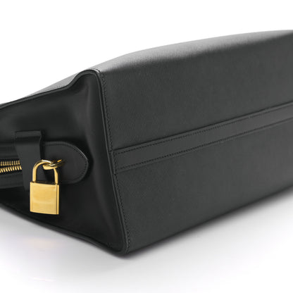 Prada Saffiano City Calfskin Medium Esplanade Tote Black 7 of 8