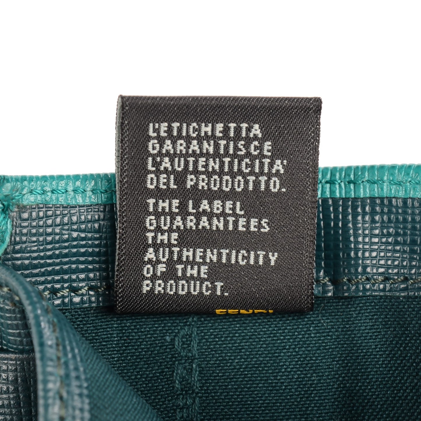 Vitello Elite Bi-Color Compact Wallet Lago Oceano