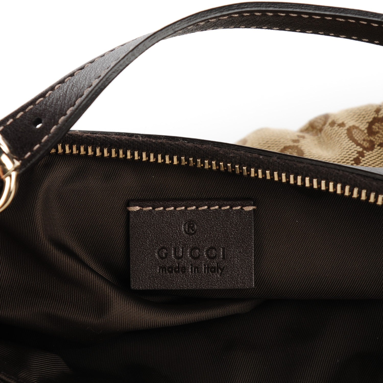 Gucci Monogram Lovely Heart Cosmetic Case Dark Brown 6 of 7