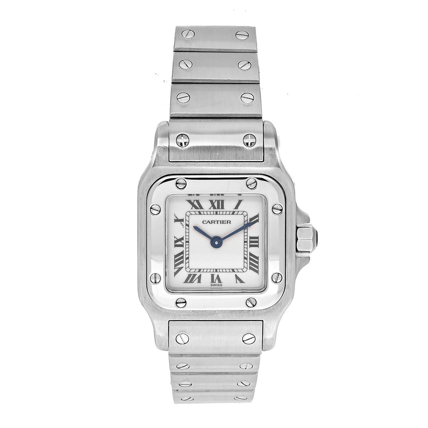 Stainless Steel 24mm Santos de Cartier Galbee Quartz Watch