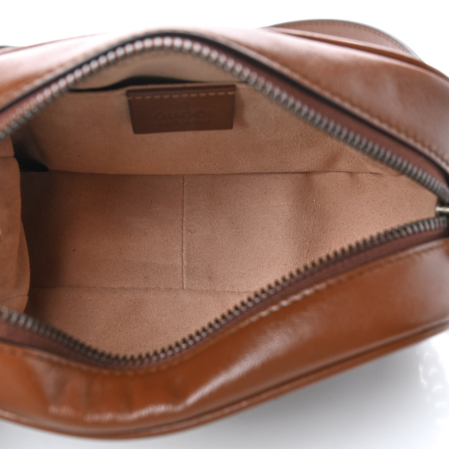 Glazed Calfskin Matelasse Diagonal Mini GG Marmont Chain Shoulder Bag Cuir
