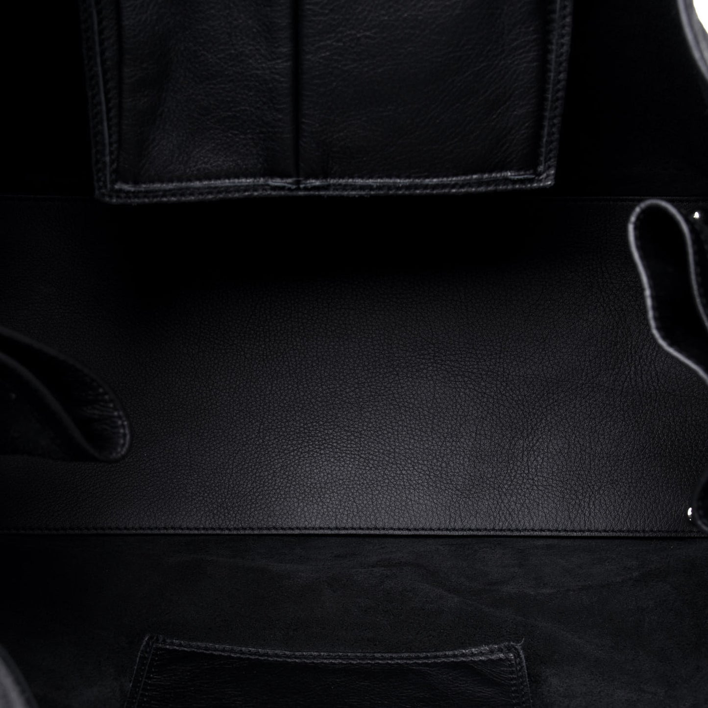 Supple Calfskin Papier A4 Zip Around Tote Black