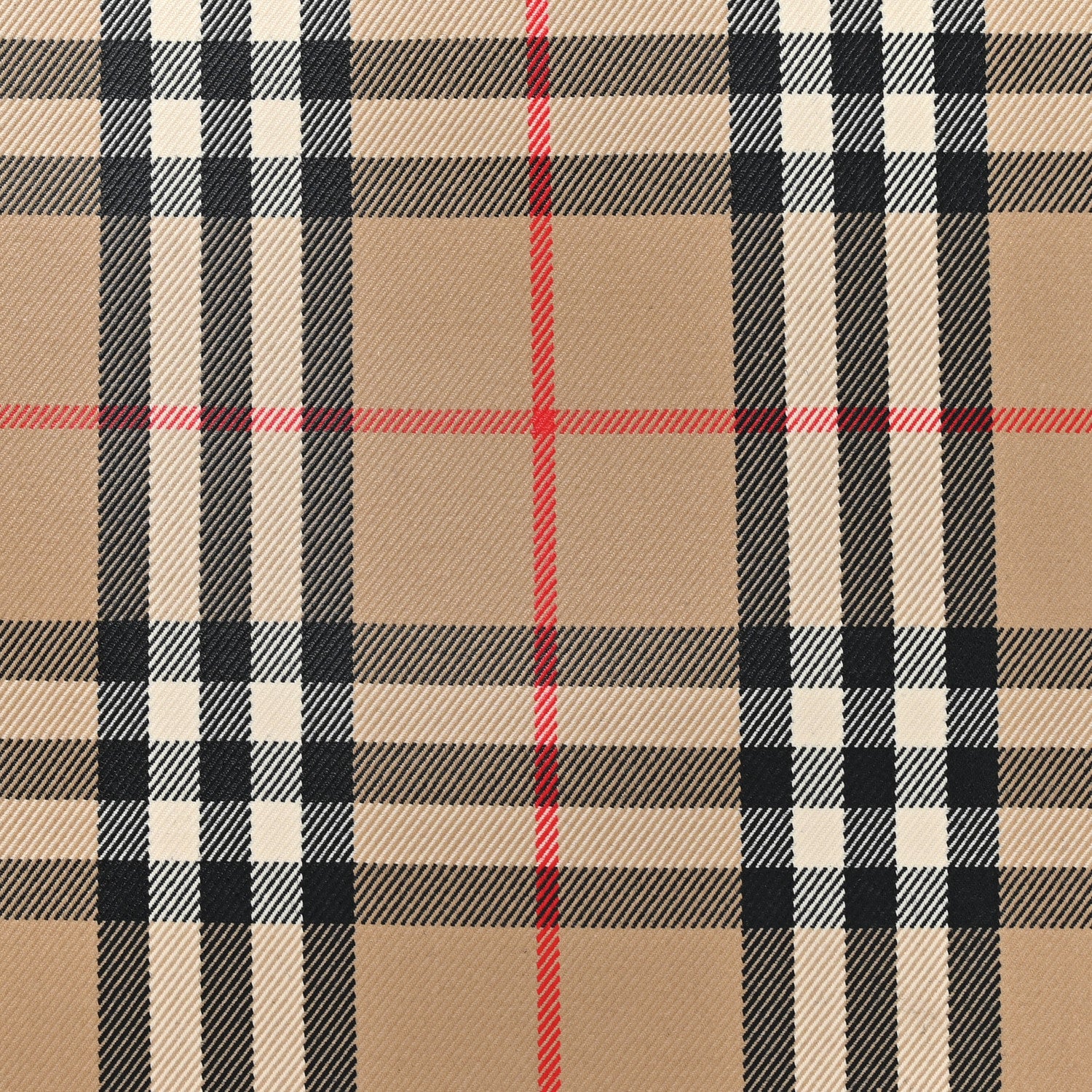 Burberry Vintage Check Calfskin Kane Tote Bag Beige Brown 7 of 18