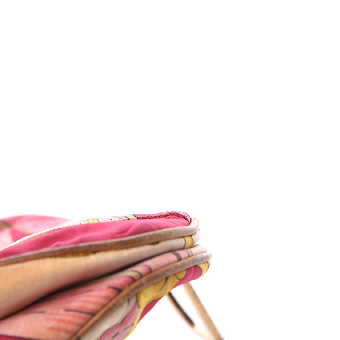 Satin Print Saddle Bag Multicolor