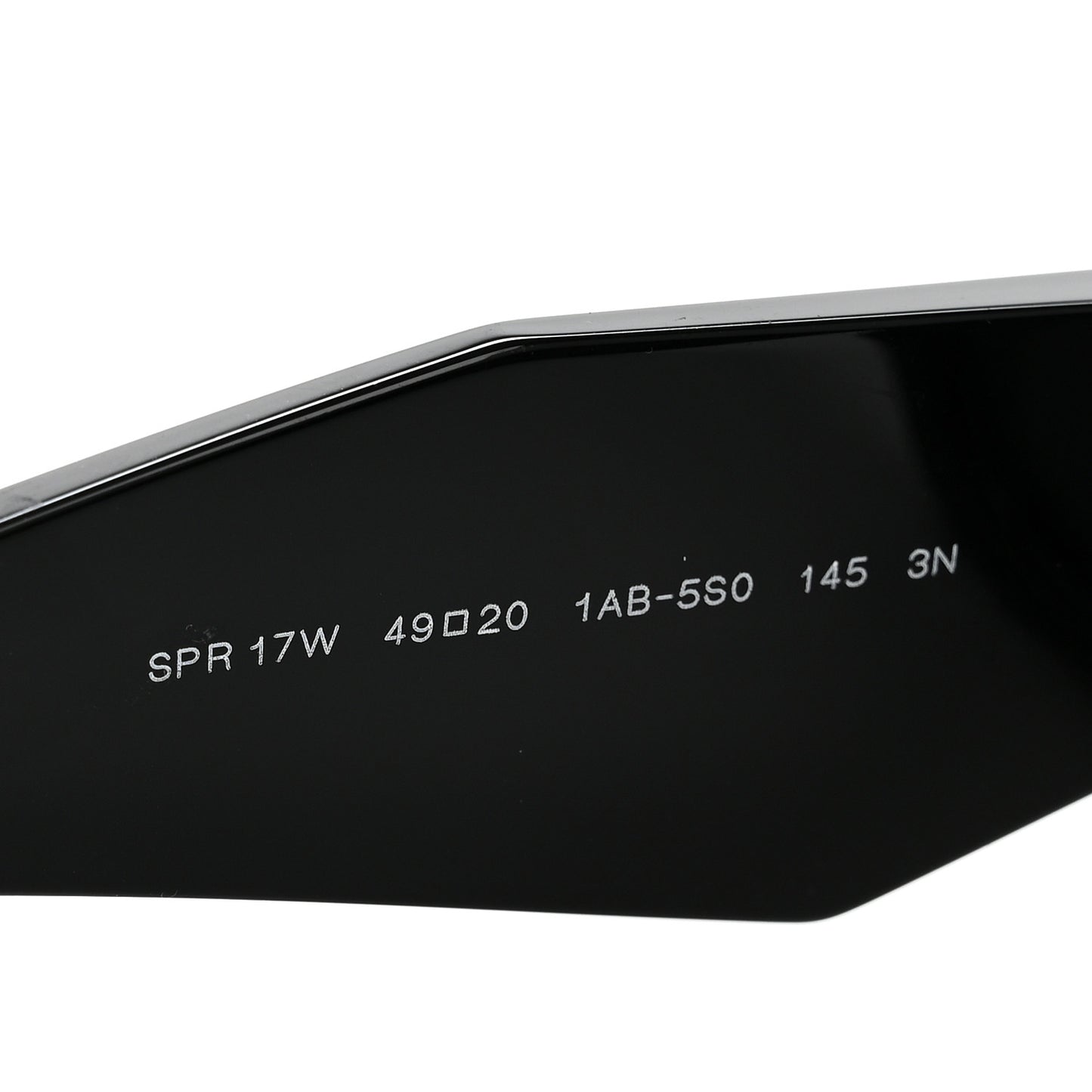 Acetate Symbole Sunglasses SPR 17W Black