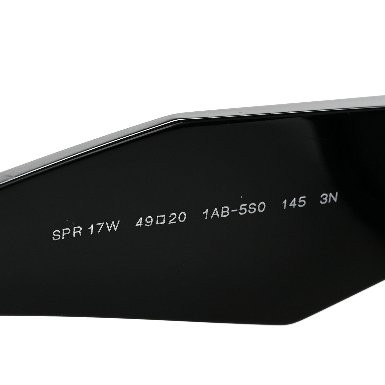 Prada Acetate Symbole Sunglasses SPR 17W Black 6 of 8