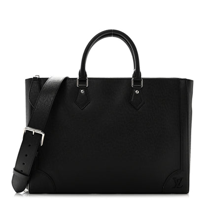 Louis Vuitton Taiga Slim Briefcase Black 1 of 9