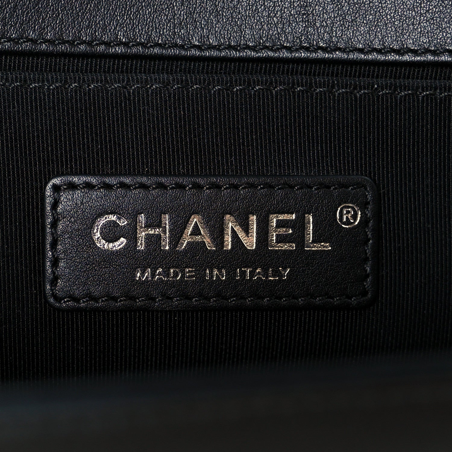 Chanel Lambskin Quilted Medium Boy Flap Black 6 of 10