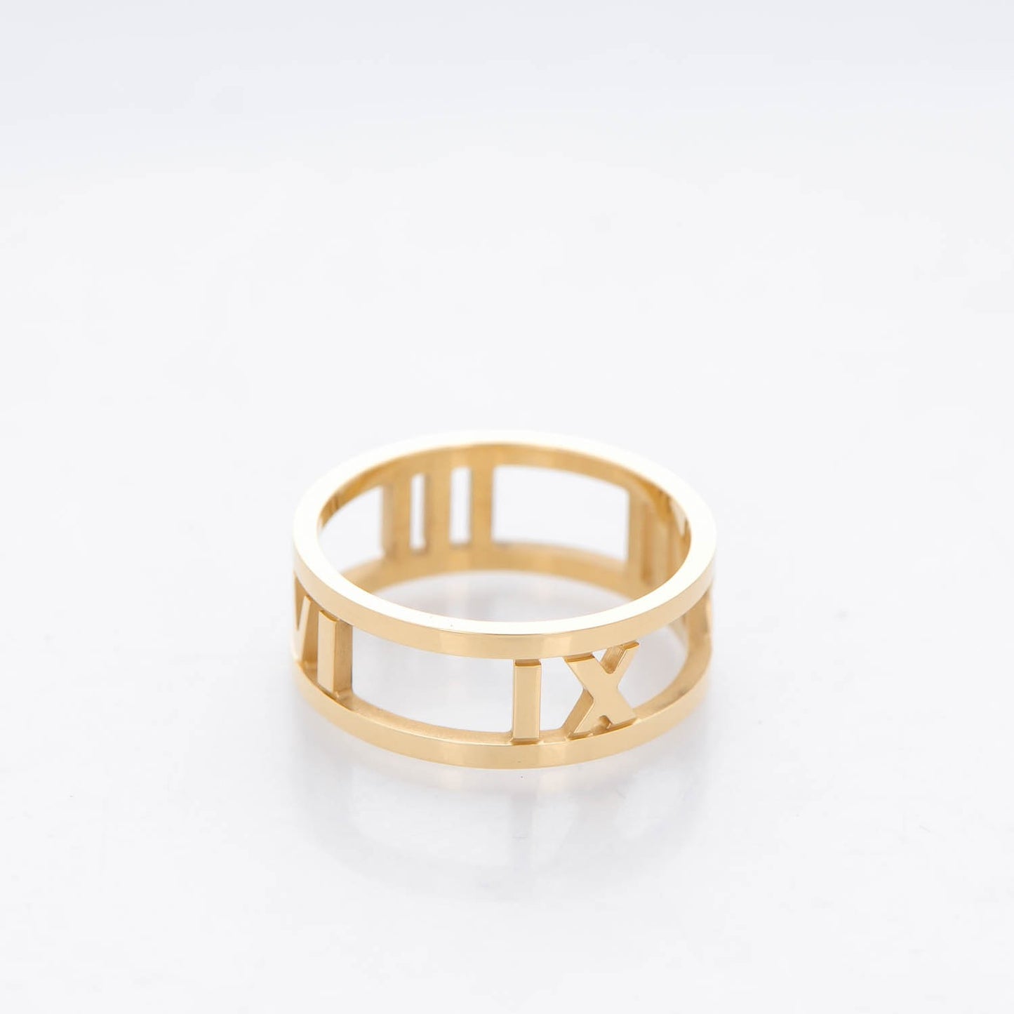 18K Yellow Gold Atlas Open Ring 6.75