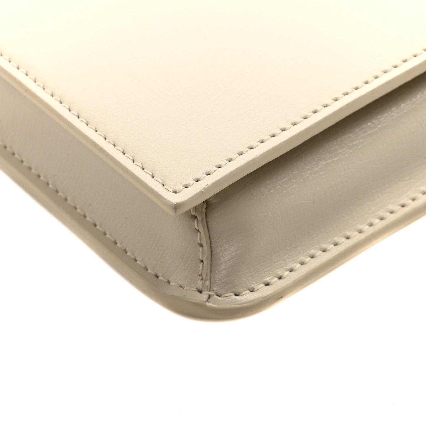Smooth Calfskin Monogram Phone Holder Crossbody Crema Soft