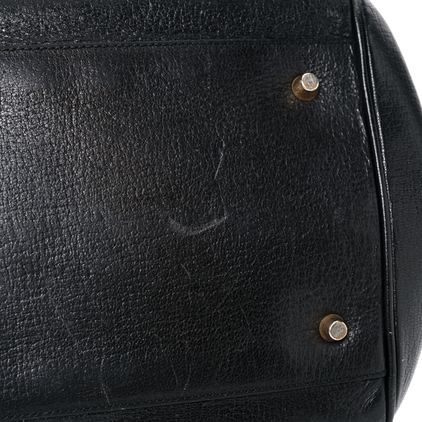Goatskin Cerniera Doctor Bag Black