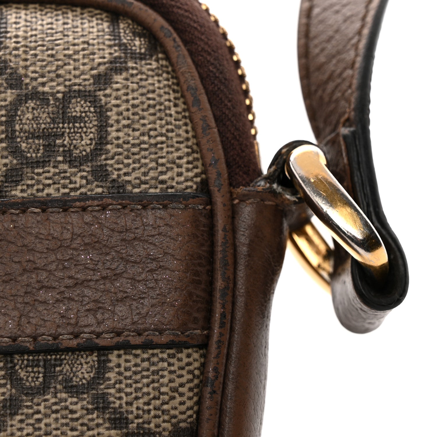 Gucci GG Supreme Monogram Web Mini Ophidia GG Bag Brown 16 of 16