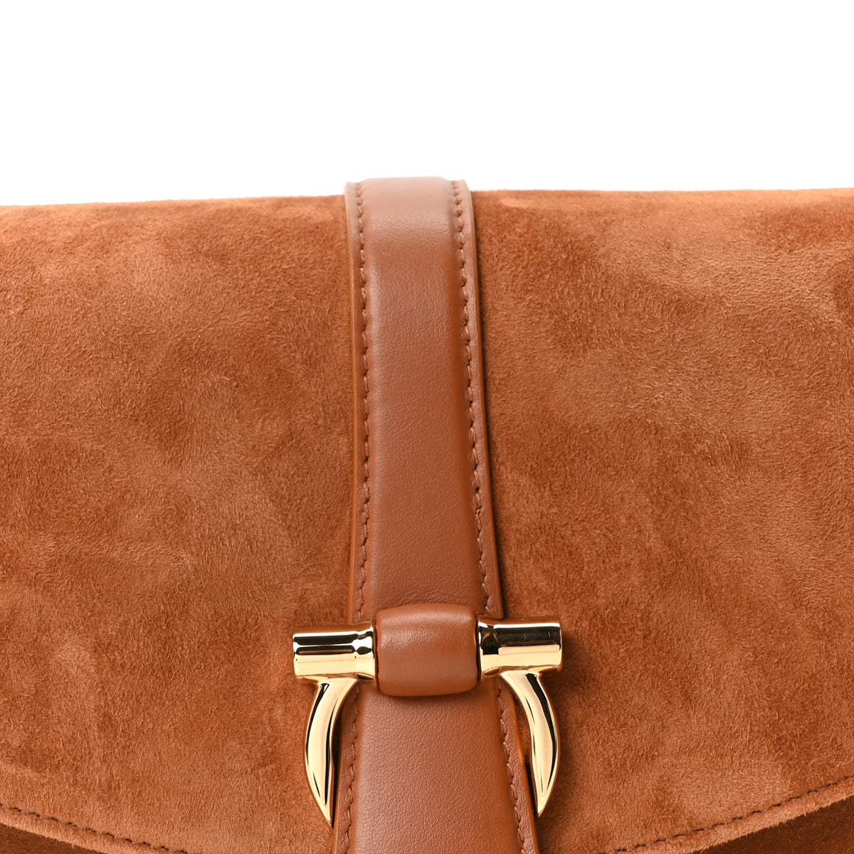 Suede Mini Mia Crossbody Bag Naturale