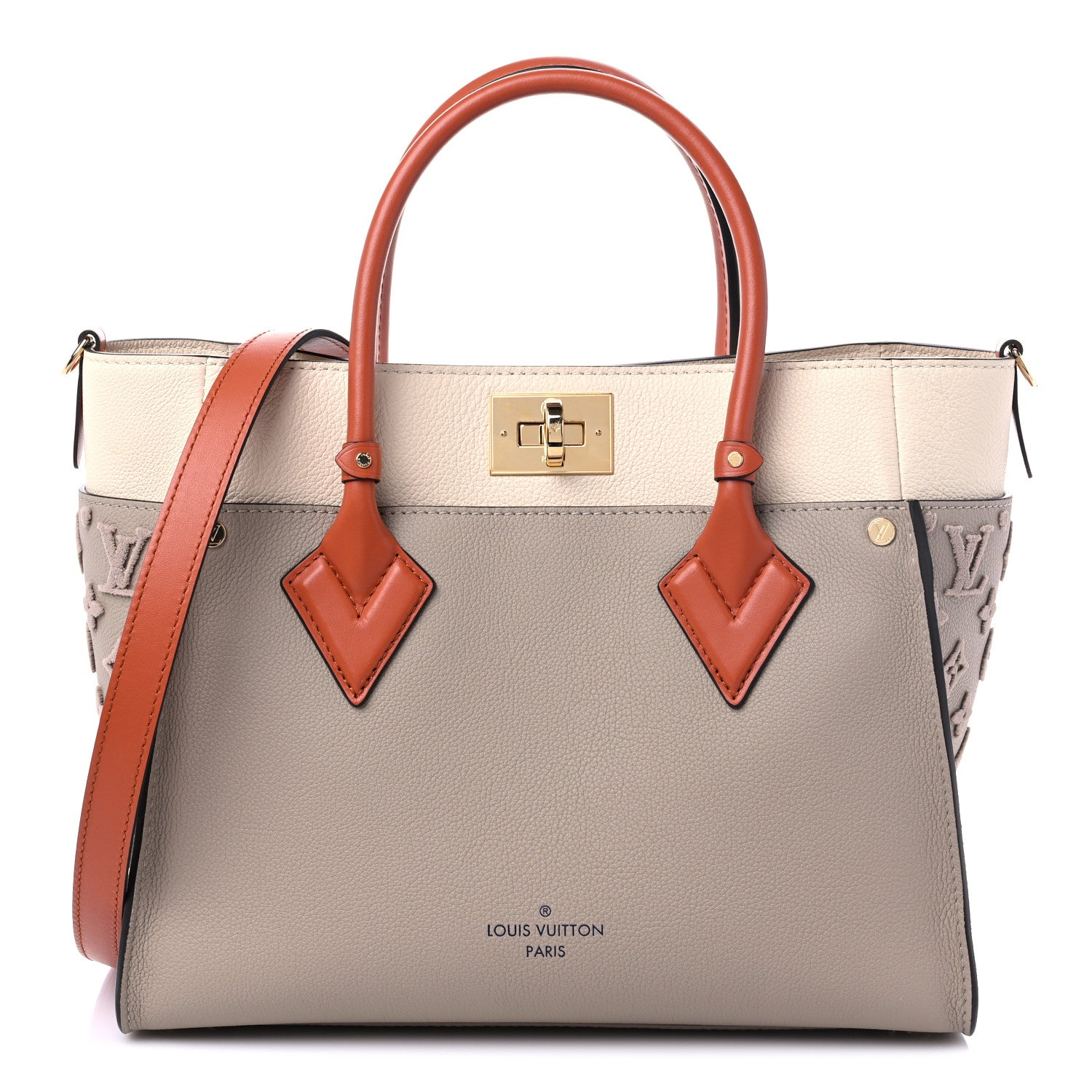 Louis Vuitton Calfskin Monogram Tufting On My Side Galet 1 of 8