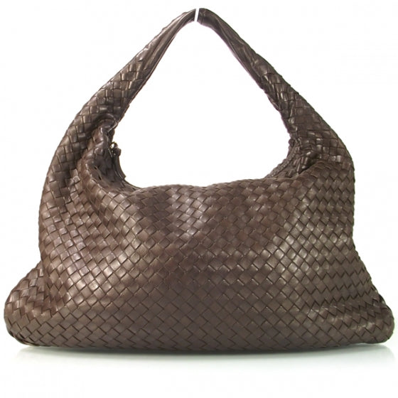Bottega Veneta Nappa Intrecciato Large Veneta Hobo Ebano 1 of 9