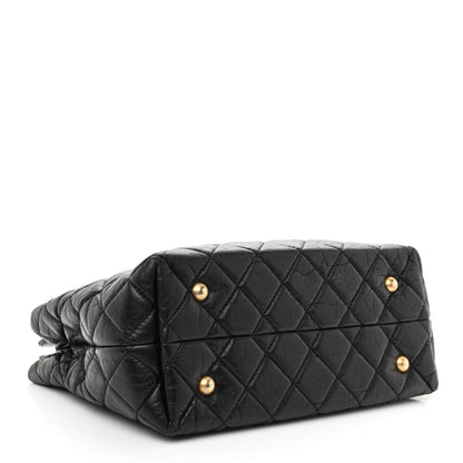 Chanel Aged Calfskin Reissue 2.55 Tote Black 4 of 11