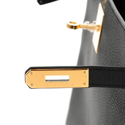 Hermes Togo Kelly Retourne 28 Black 8 of 23