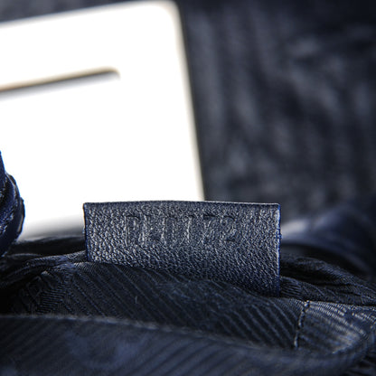 Louis Vuitton Calfskin Quilted Monogram Altair Clutch Navy 7 of 8