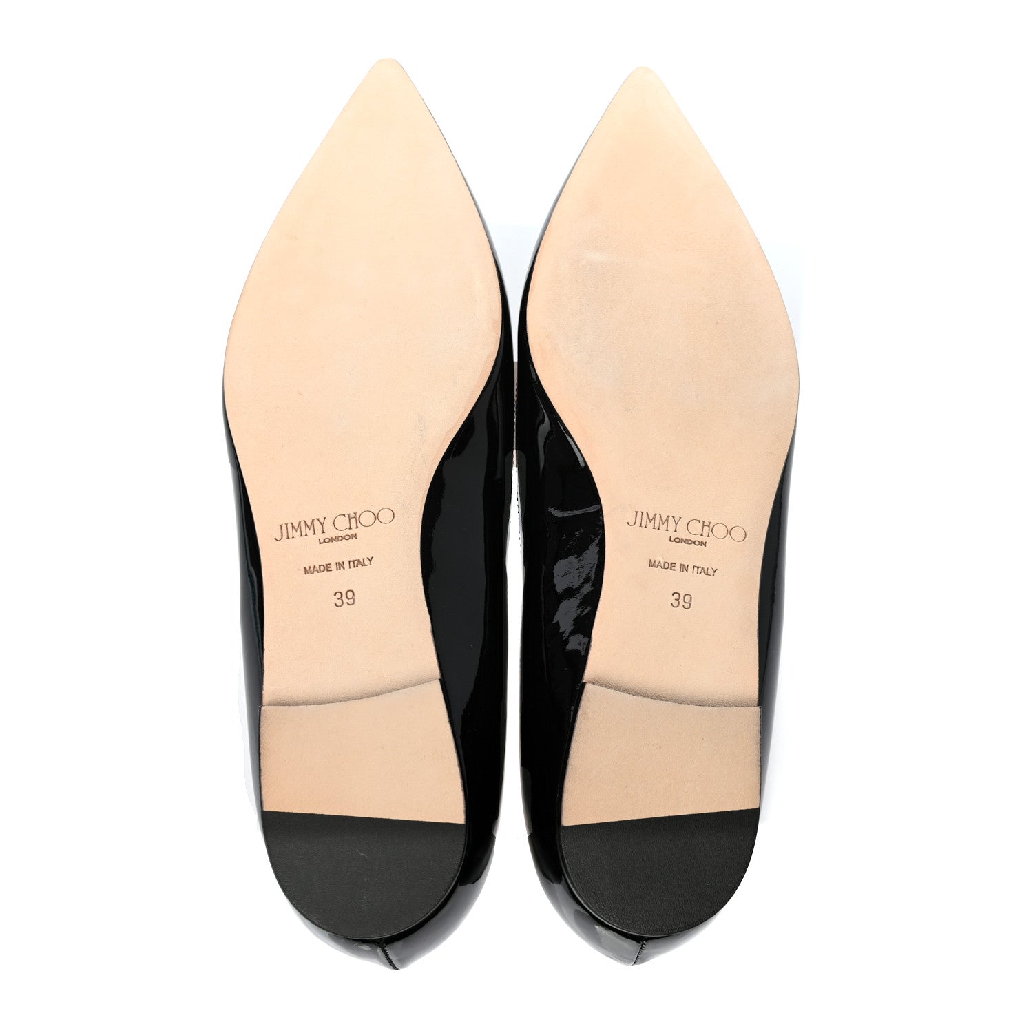 Jimmy Choo Patent Romy Flats 39 Black 5 of 5