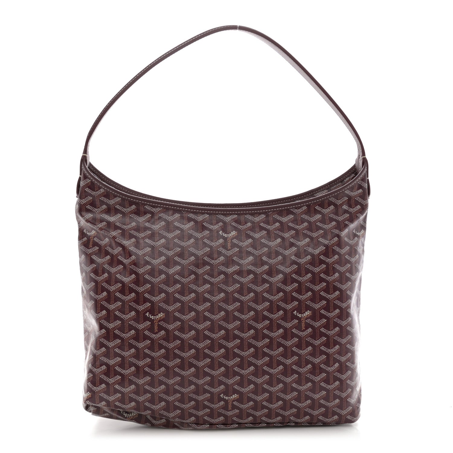 Goyard Goyardine Boheme Hobo Burgundy 3 of 12