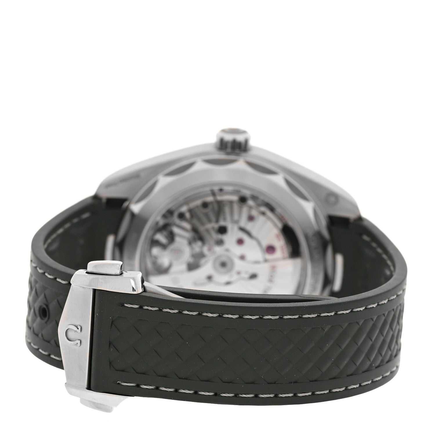 Omega Stainless Steel Rubber 43mm Seamaster Aqua Terra World Time Chronometer Automatic Watch Green 220.30.43.22.10.001 3 of 5
