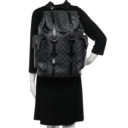 Louis Vuitton Damier Graphite Christopher PM Backpack 2 of 11