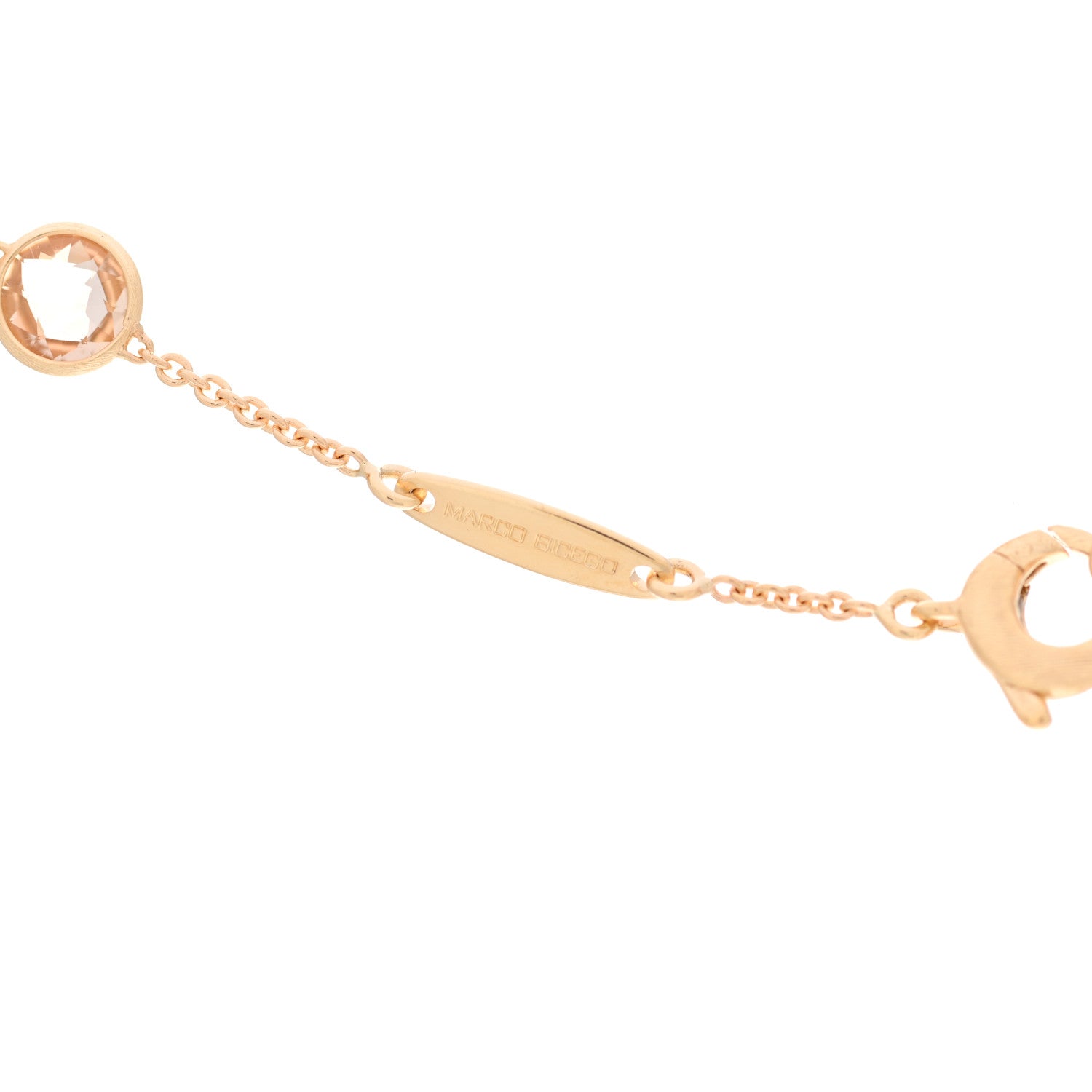 Marco Bicego 18K Yellow Gold Multi Gemstone Jaipur Necklace 4 of 5