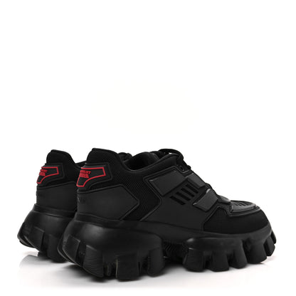 Prada Rubber Technical Knit Fabric Cloudbust Thunder Sneakers 35 Black 4 of 8