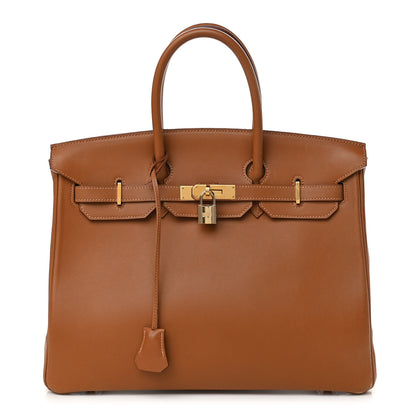 Hermes Gulliver Birkin 35 Gold 1 of 34