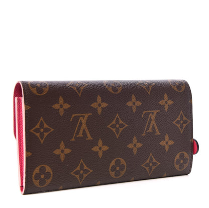 Louis Vuitton Monogram Bloom Flower Emilie Wallet 3 of 7