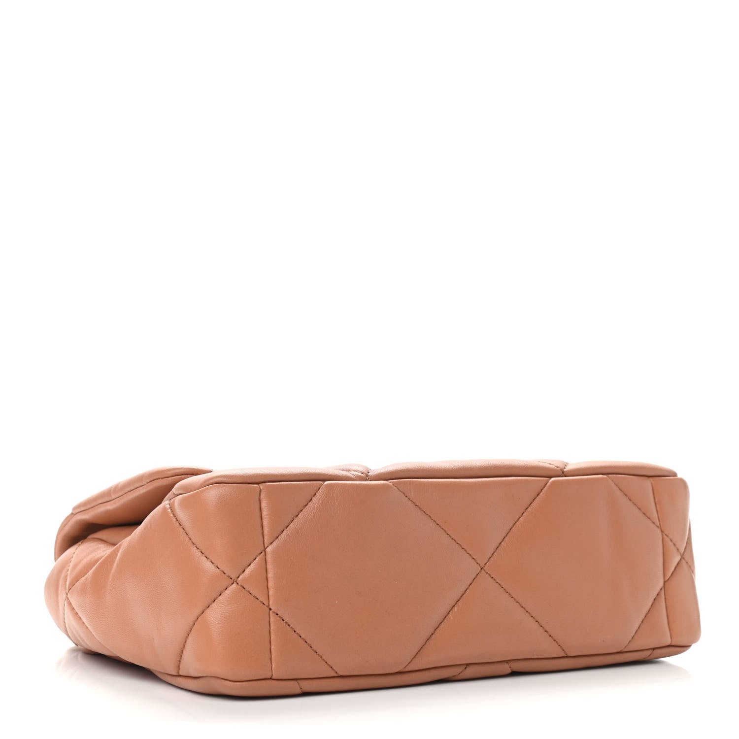 Chanel Lambskin Quilted Medium Chanel 19 Flap Brown 4 of 9
