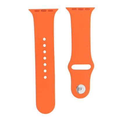 Hermes Silicone 40mm Apple Sports Watch Single Tour Band Orange 1 of 5