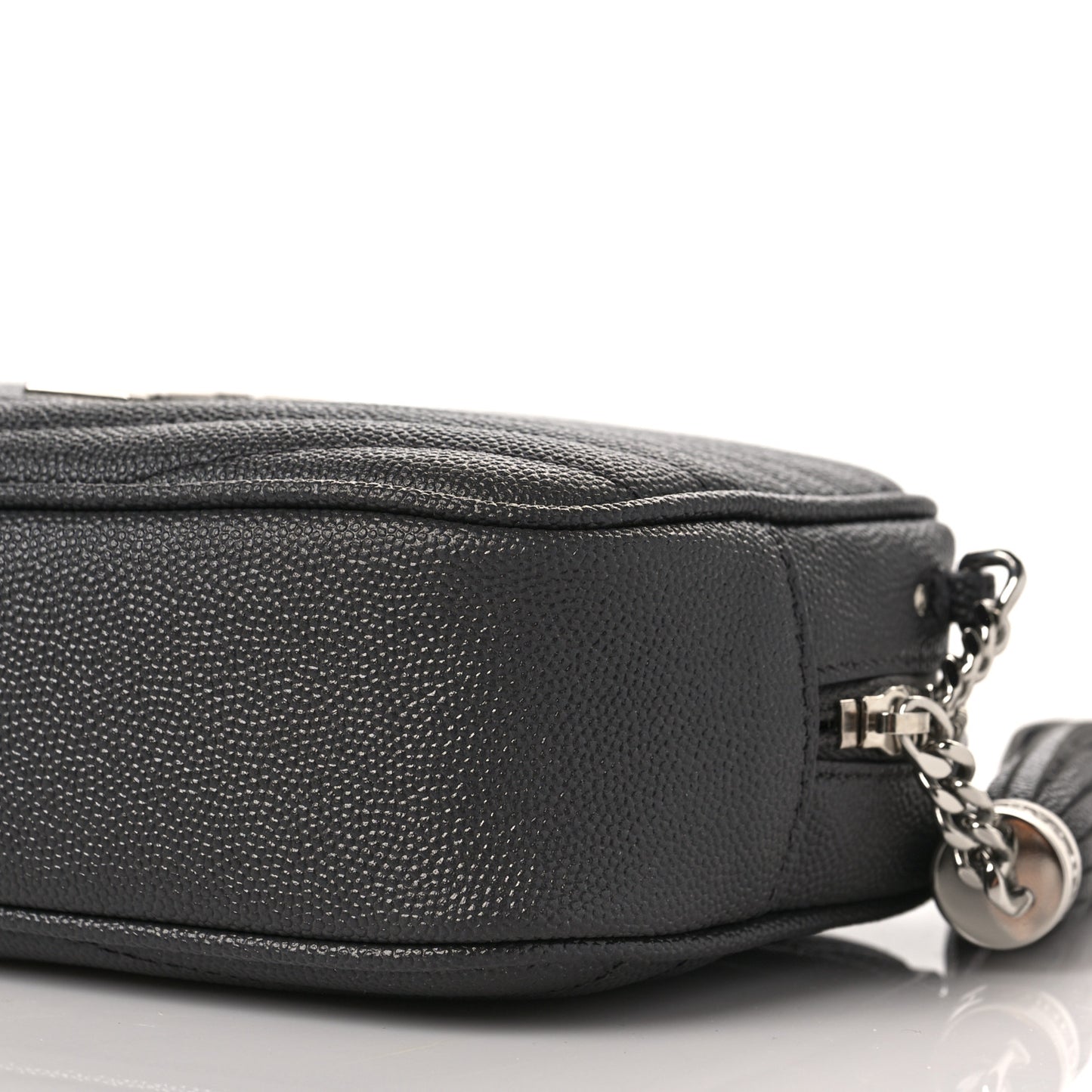 Grain De Poudre Matelasse Monogram Mini Lou Camera Bag Asphalt