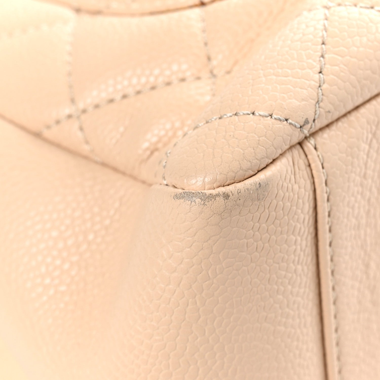 Chanel Caviar Quilted Grand Shopping Tote GST Beige Clair 10 of 13