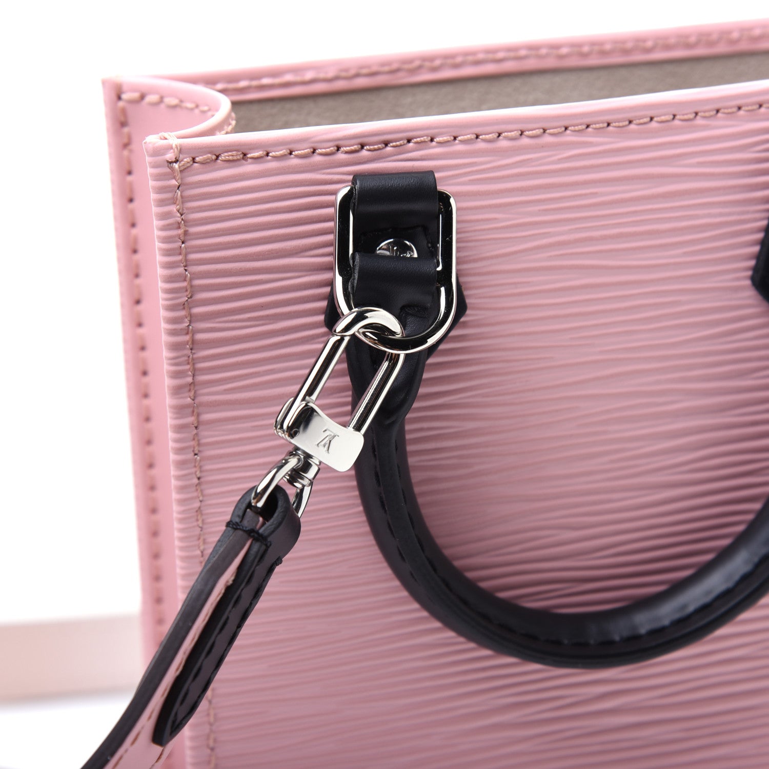 Louis Vuitton Epi Petit Sac Plat Rose Ballerine 12 of 13